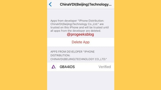 GBA4iOS Verified iPhone iOS 9.3.2