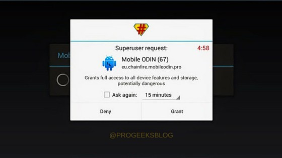SuperSU app for Android