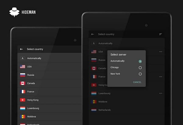 Hideman-free-android-vpn-app