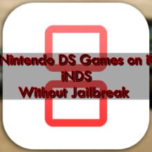 iNDS Nintendo DS Emulator for iOS 10