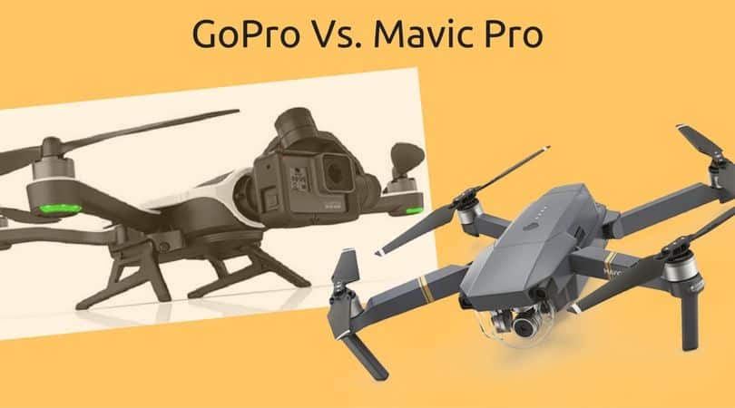 Mavic Pro and GoPro Karma comparison
