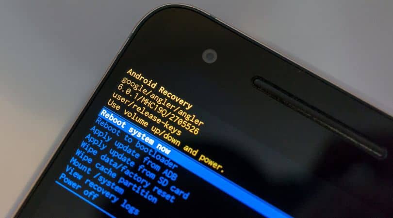 Galaxy S10 Android Recovery options